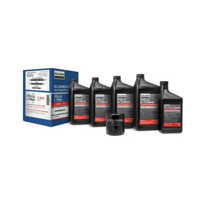 Polaris Automotive Parts and Accessories Polaris Extreme Full Synthetic Oil Change Kit 2890883 2890883 00197915036047 Jorgensen Powersports