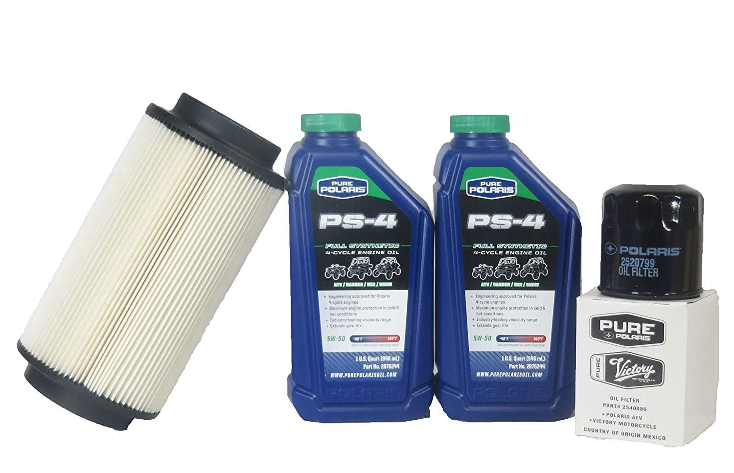 Polaris Automotive Parts and Accessories Polaris Oil Change and Air Filter Kit PolMaint-86 737069410371 Jorgensen Powersports