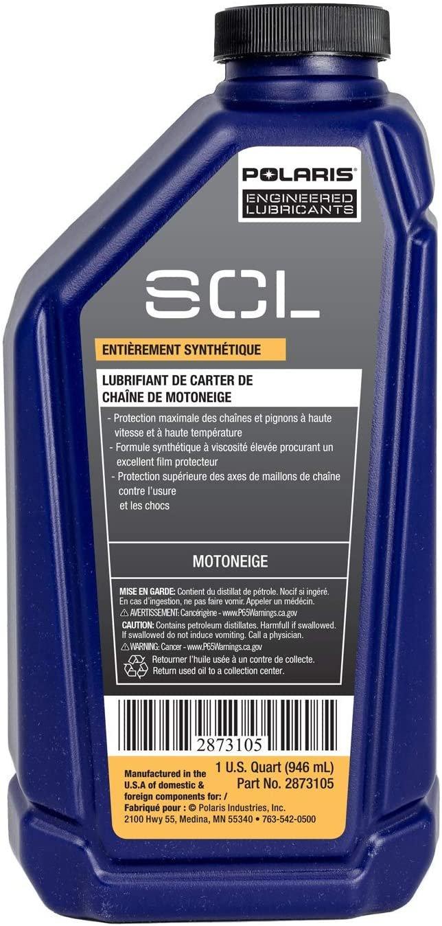 Polaris Automotive Parts and Accessories Polaris SCL Synthetic Chaincase Lubricant - 1 Quart 2873105 194722041479 Jorgensen Powersports