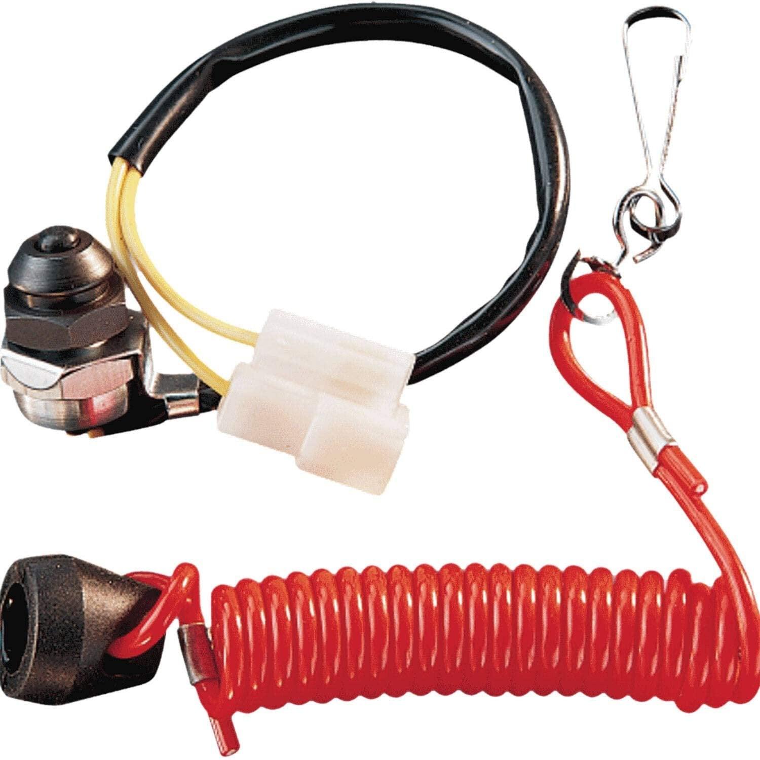 Polaris Automotive Parts and Accessories Polaris Snowmobile Coiled Tether Kill Switch Kit 2874379 00194722000209 Jorgensen Powersports