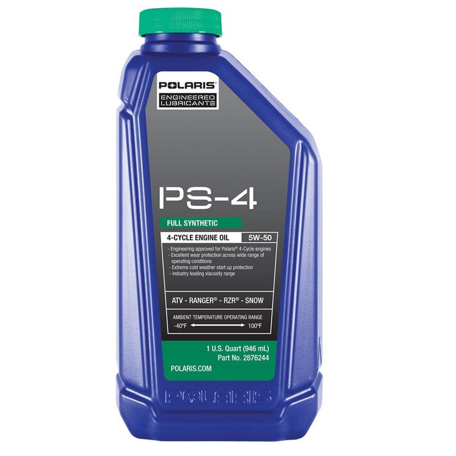 Polaris Automotive Parts and Accessories Polaris Sportsman PS-4 Oil 5w/50 2876244 00194722041301 Jorgensen Powersports