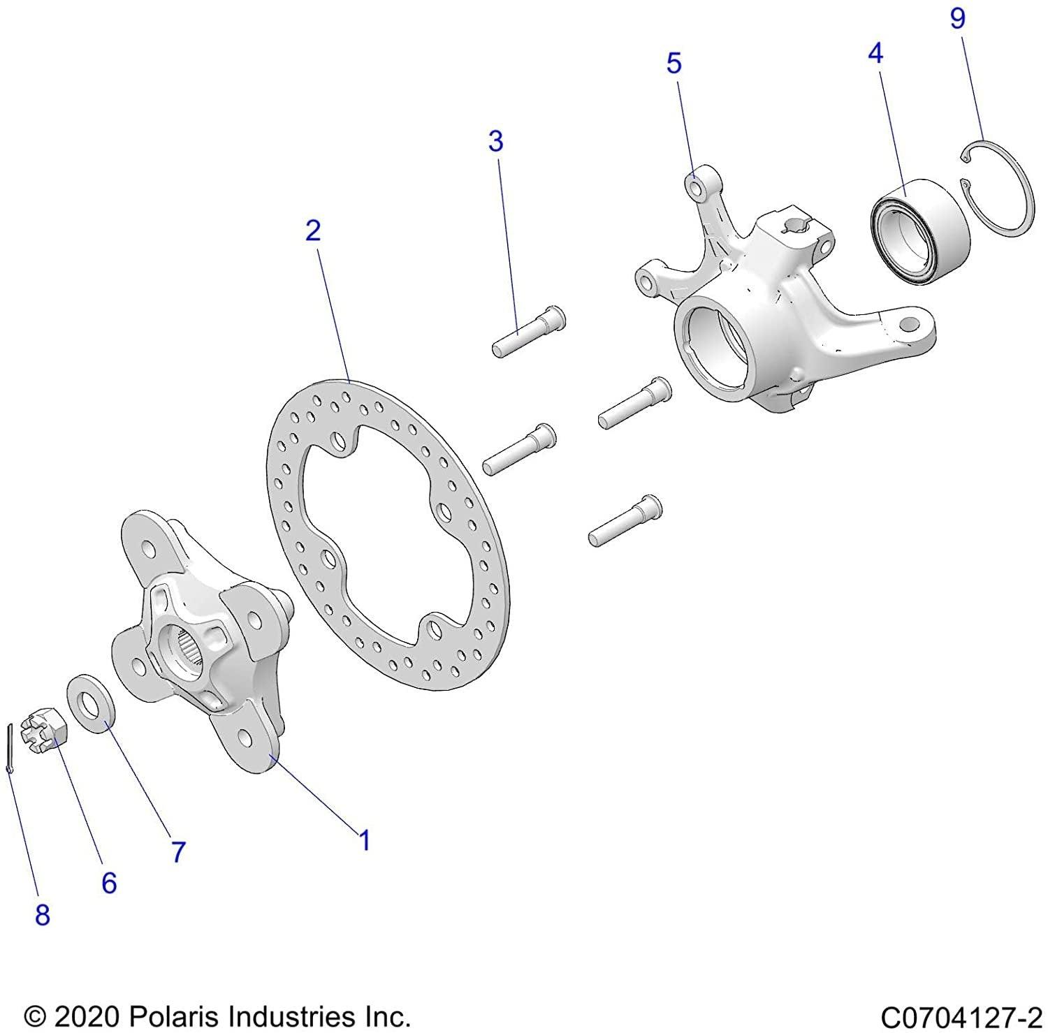 Polaris Automotive Parts and Accessories Polaris Wheel Hub 5141353-067 5141353-067 Jorgensen Powersports