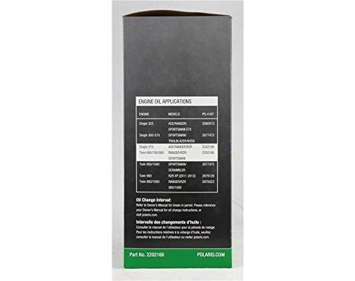 Polaris Automotive Polaris Full-Synthetic PS-4 Oil Change Kit - 2 Quarts 2202166 2202166 00194722041219 Jorgensen Powersports