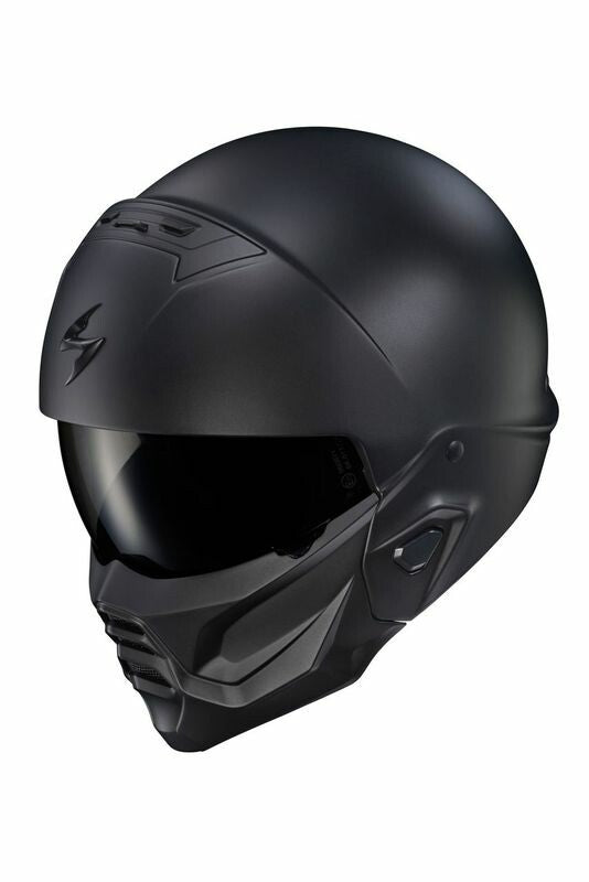 Scorpion helmet Black / Small (S) SCORPION EXO COVERT 2 OPEN-FACE HELMET MATTE BLACK 75-2296S 845468089507 Jorgensen Powersports
