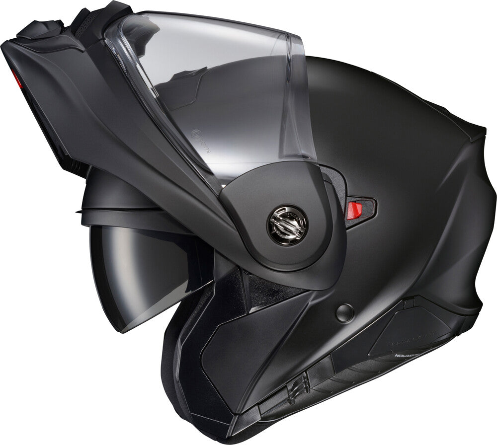 Scorpion helmet SCORPION EXO EXO-AT960 MODULAR HELMET MATTE BLACK Jorgensen Powersports