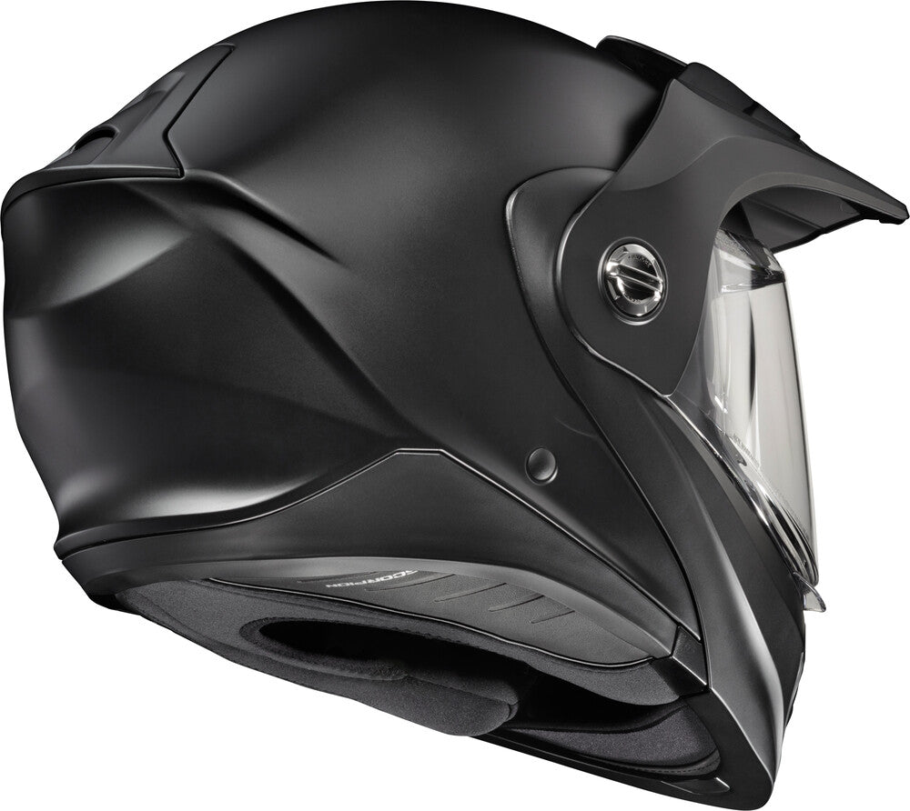 Scorpion helmet SCORPION EXO EXO-AT960 MODULAR HELMET MATTE BLACK Jorgensen Powersports