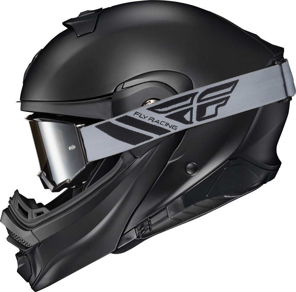 Scorpion helmet SCORPION EXO EXO-AT960 MODULAR HELMET MATTE BLACK Jorgensen Powersports