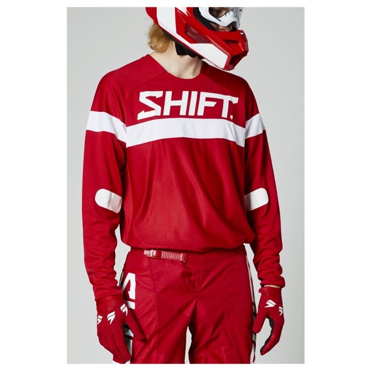 Shift Apparel Large / Red Shift White Label Haut Jersey 26690-003-L Jorgensen Powersports