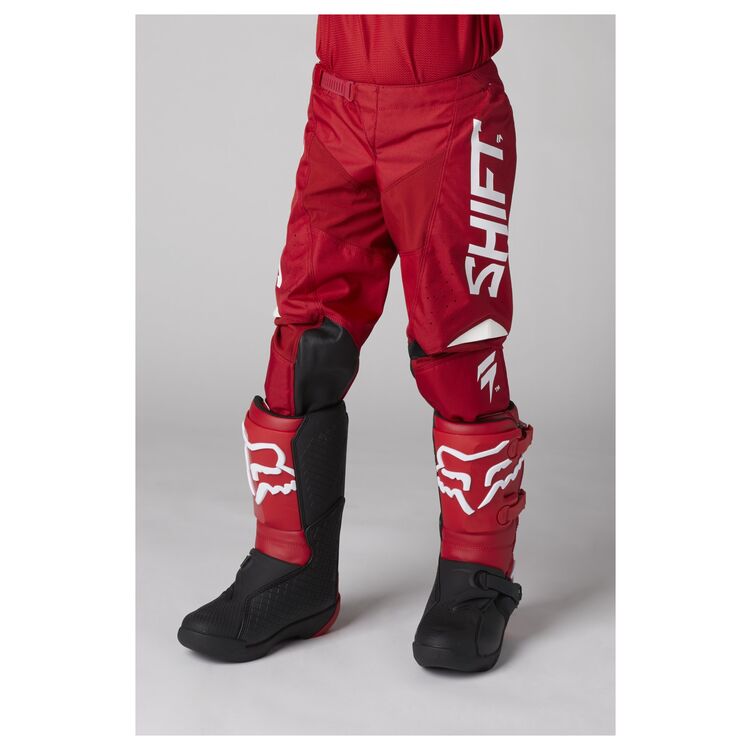 Shift Apparel Red Shift White Label Youth Pants 26384-003-22 Jorgensen Powersports