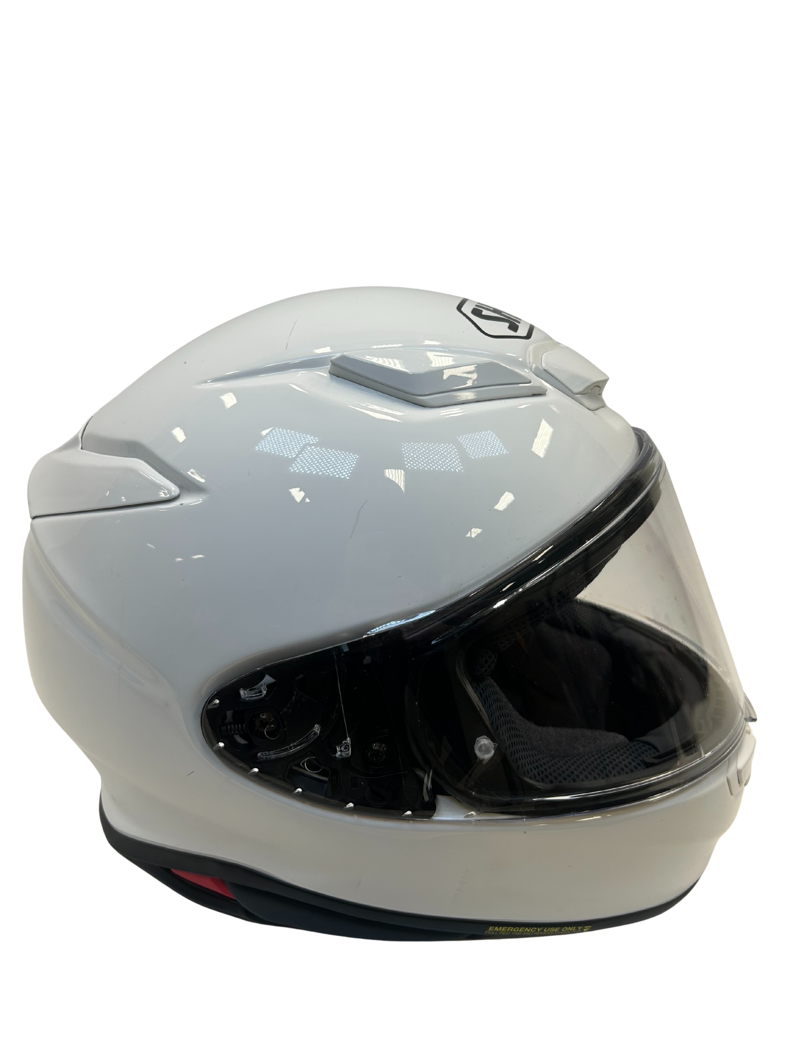 Shoei helmet Shoei RF-1400 Helmet White Size Medium USED 0101-0109-05 U Jorgensen Powersports