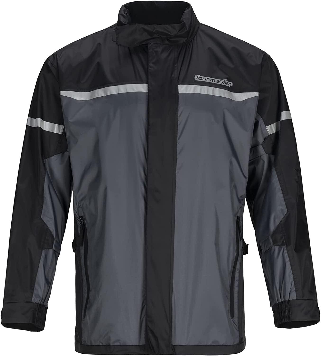 Tour Master Apparel Black / 3X-Large Tour Master Sentry Rain Jacket 8804-0105-09 097261286236 Jorgensen Powersports