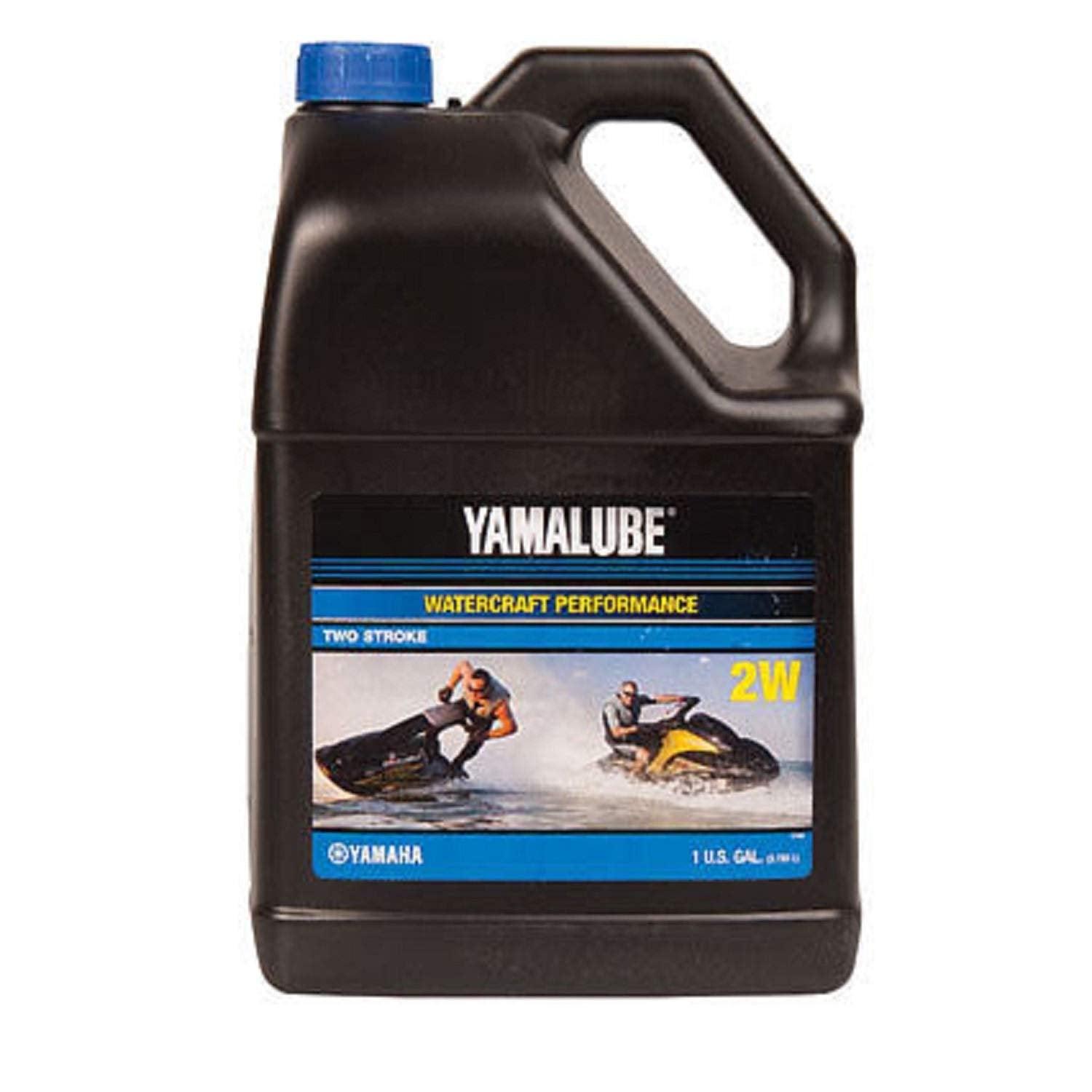 Yamaha Automotive Parts and Accessories Yamaha 2-Stroke Watercraft Oil - 1 Gallon LUB-2STRK-W1-04 780848336751 Jorgensen Powersports