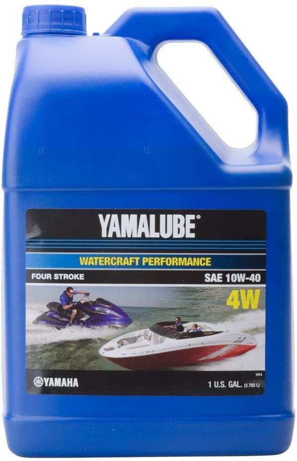 Yamaha Automotive Parts and Accessories Yamaha 4W Watercraft Mineral Oil 10w/40 - 1 Gallon LUB-10W40-WV-04 B LUB10W40WV04 Jorgensen Powersports