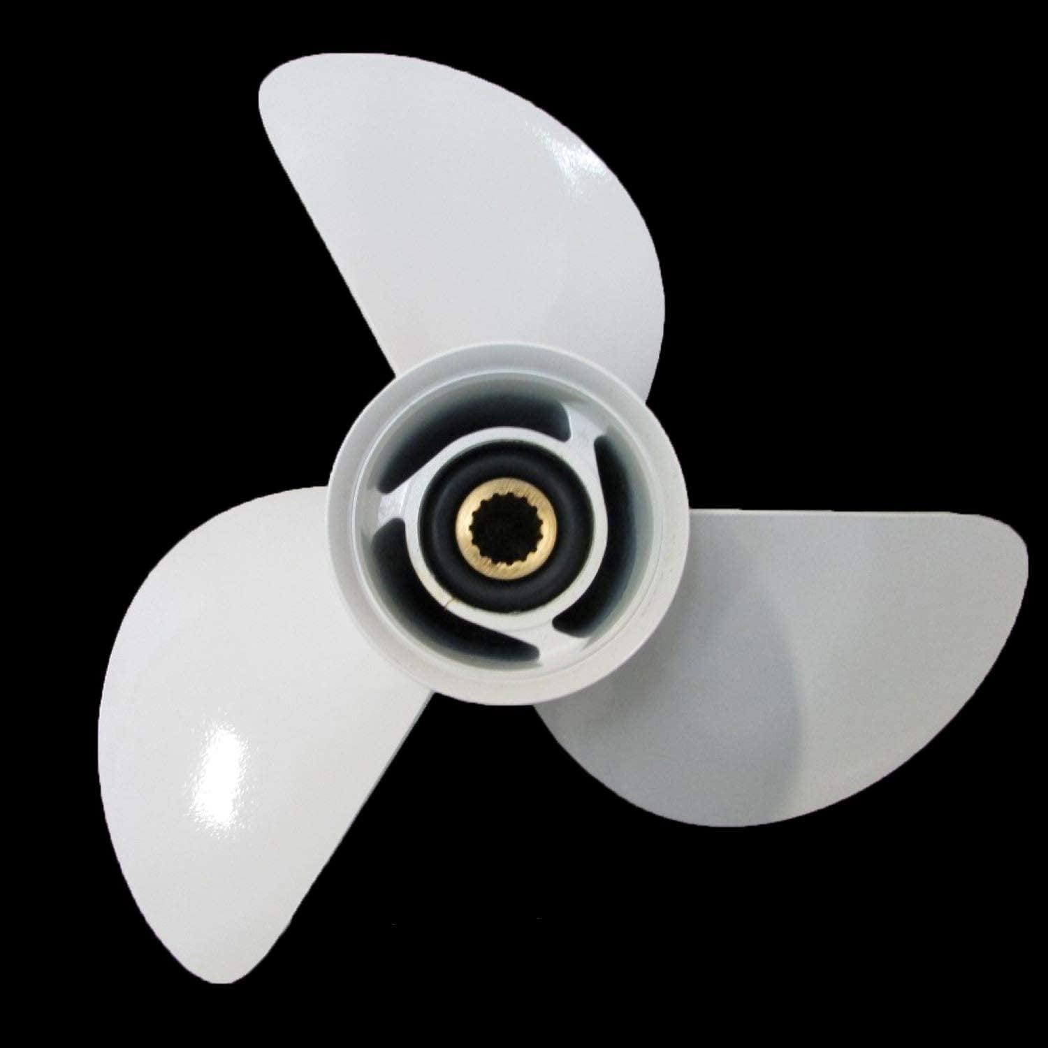 Yamaha Automotive Parts and Accessories Yamaha Aluminum 3 Blade Prop Propeller 6E5-45947-00-00 780848330377 Jorgensen Powersports