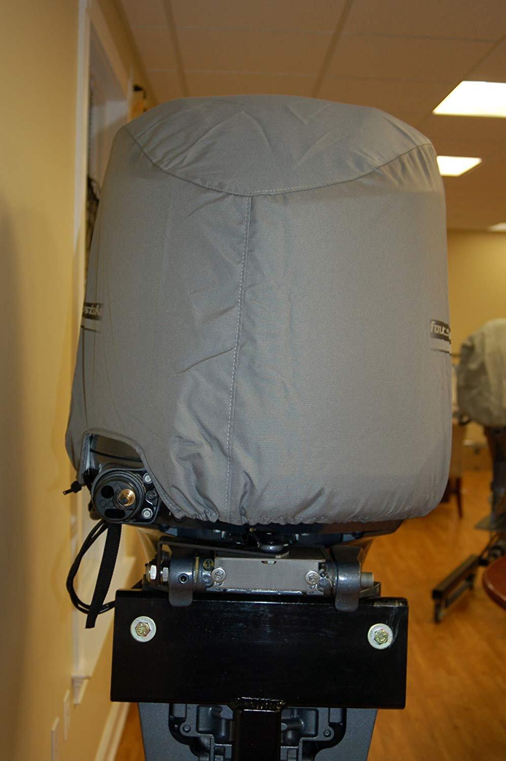 Yamaha Automotive Parts and Accessories Yamaha Deluxe Outboard Motor Cover MAR-MTRCV-F4-2L 780848337017 Jorgensen Powersports