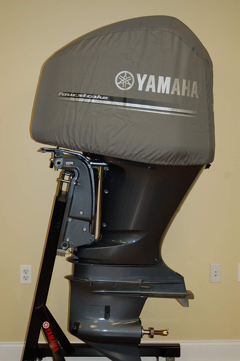 Yamaha Automotive Parts and Accessories Yamaha Deluxe Outboard Motor Cover MAR-MTRCV-F4-2L 780848337017 Jorgensen Powersports