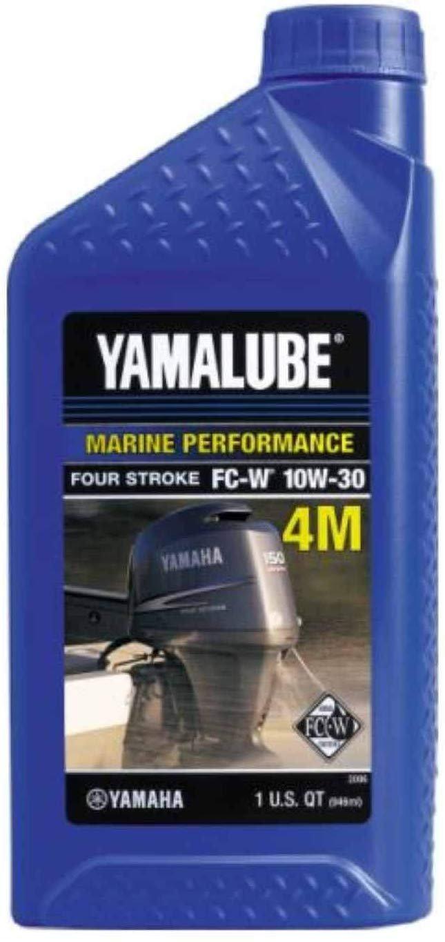 Yamaha Automotive Parts and Accessories Yamaha Marine Performance Oil 10w/30 - 1 Quart LUB-10W30-FC-12 780848334382 Jorgensen Powersports