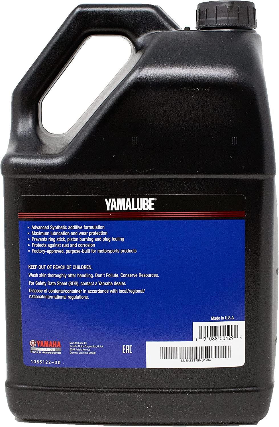 Yamaha Automotive Parts and Accessories Yamaha Performance 2-Stroke Oil - 1 Gallon LUB-2STRK-S1-04 Jorgensen Powersports