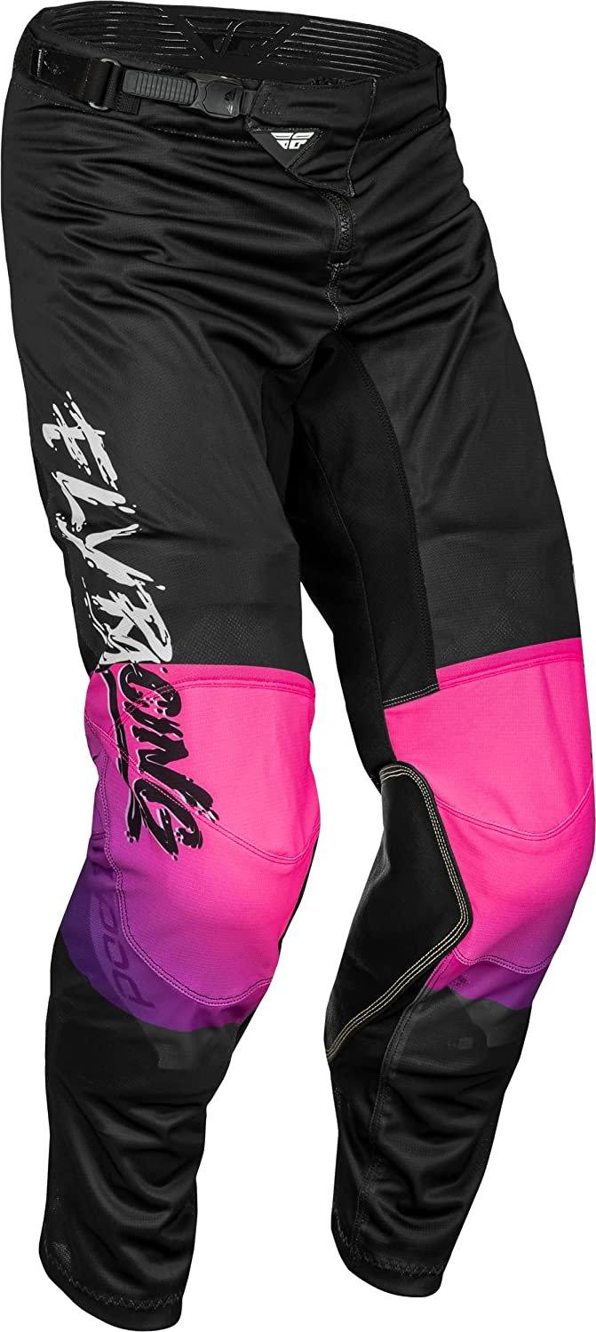 Fly Apparel BLACK/PURPLE/PINK / 24 Fly Kinetic Mesh Khaos Pants Youth 377-34024 B0BY36G2QD Jorgensen Powersports