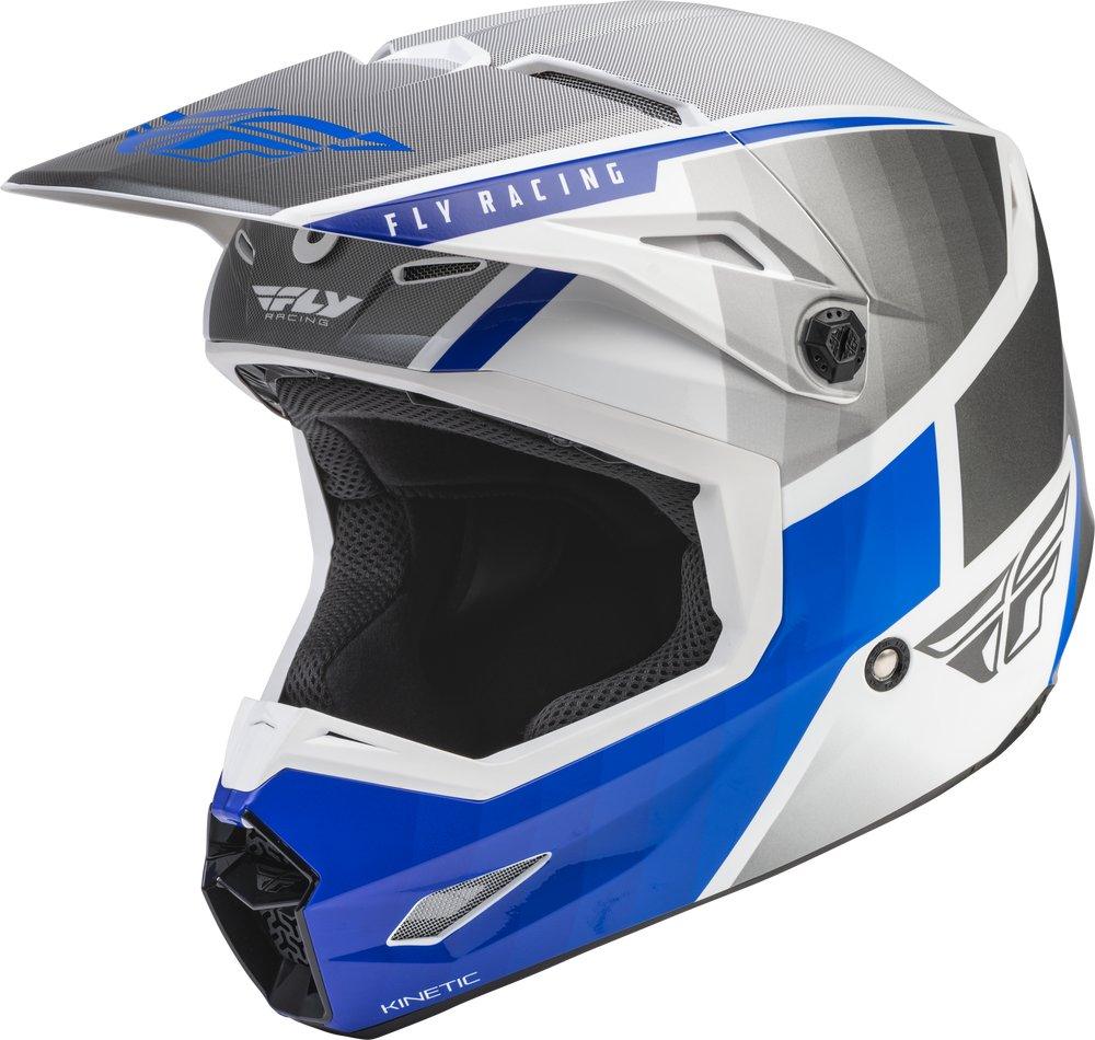 Fly Apparel Blue/Charcoal/White / X-Large Fly Kinetic Drift Helmet 73-8641X 191361293108 Jorgensen Powersports