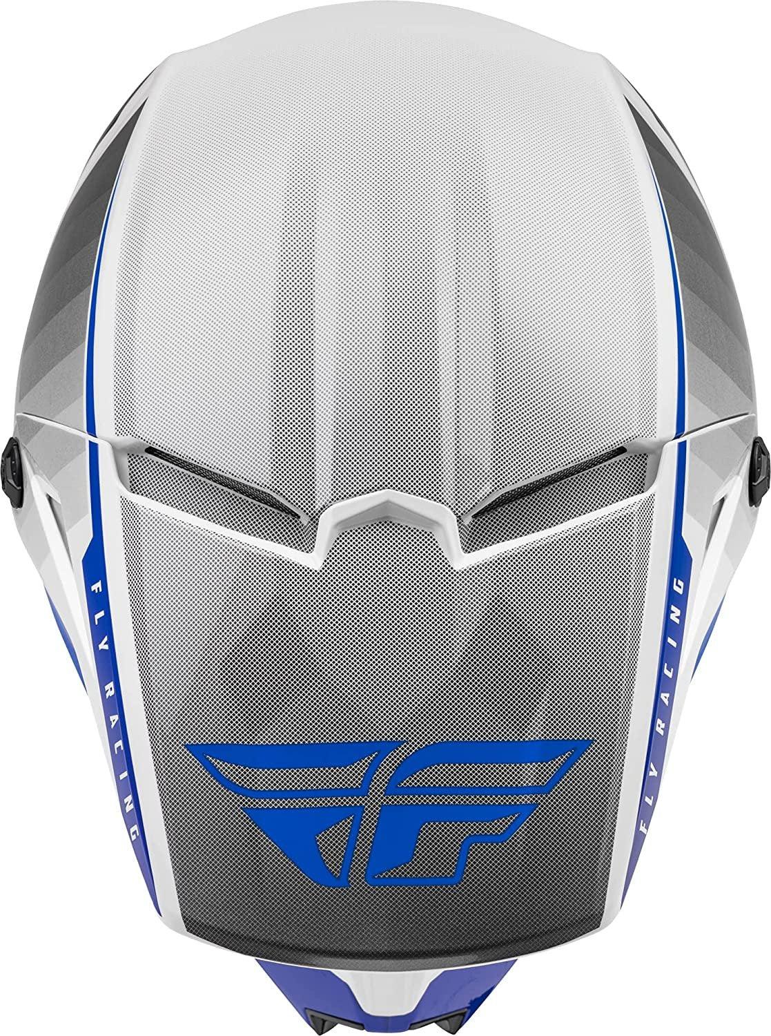 Fly Apparel Blue/Charcoal/White / X-Large Fly Kinetic Drift Helmet 73-8641X 191361293108 Jorgensen Powersports