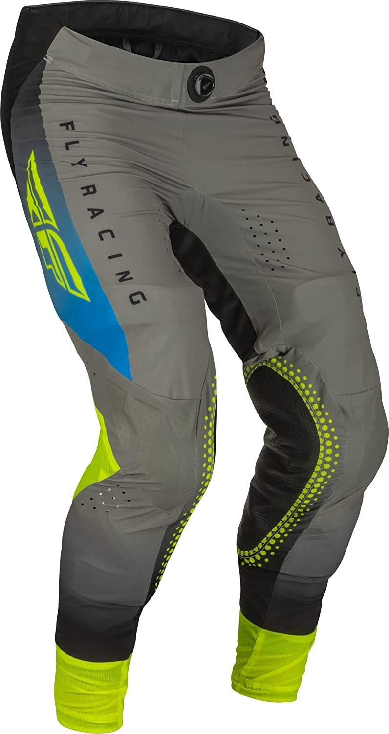 Fly Apparel Grey/Blue/Hi-Vis / 32 Fly Lite Pants 376-73232 B0B3MC2X4V Jorgensen Powersports