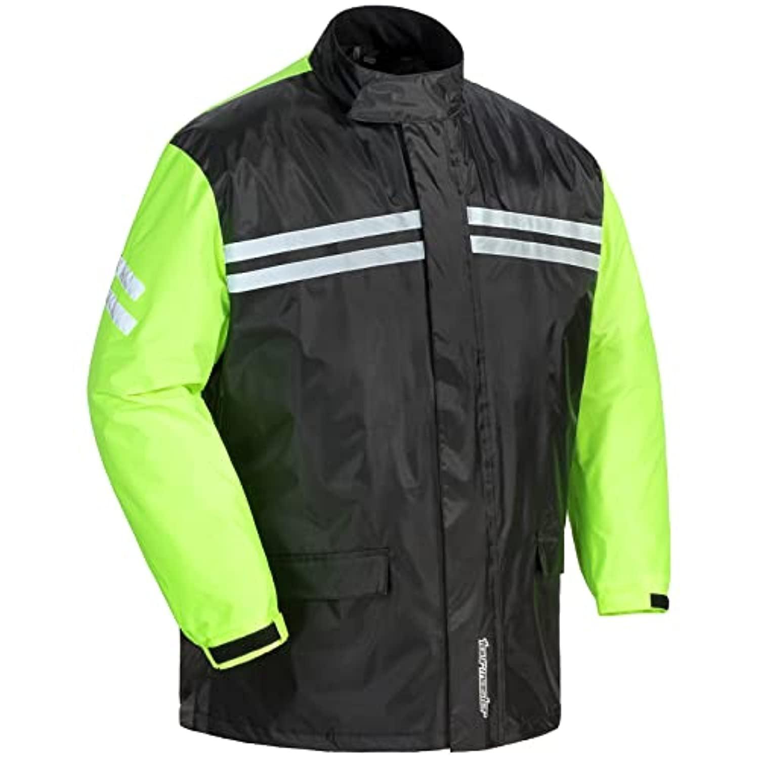 Tour Master Apparel Black/Hi-vis / Large Tour Master Shield Rain Jacket 8789-0113-06 097261241099 Jorgensen Powersports